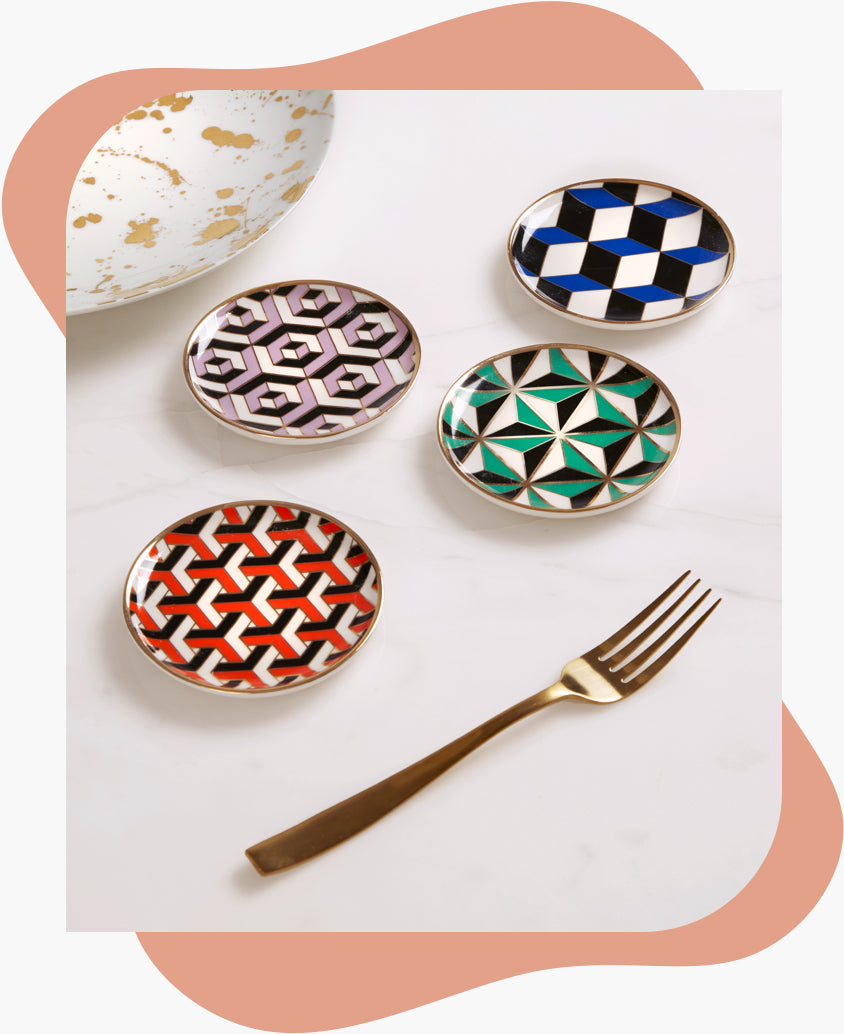 Jonathan Adler Versailles Coasters