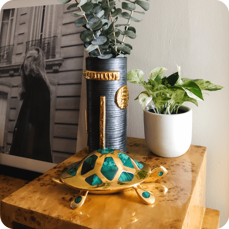 Brass Turtle Box by Jonathan Adler