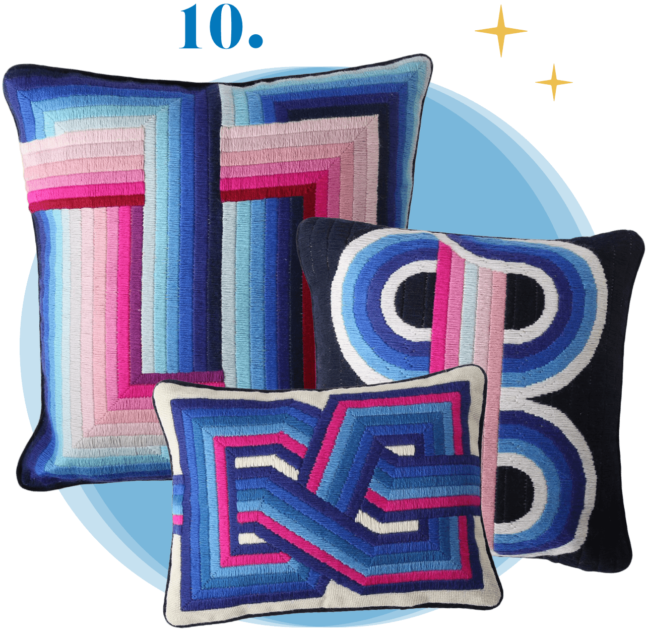 Jonathan Adler Bargello Pillows