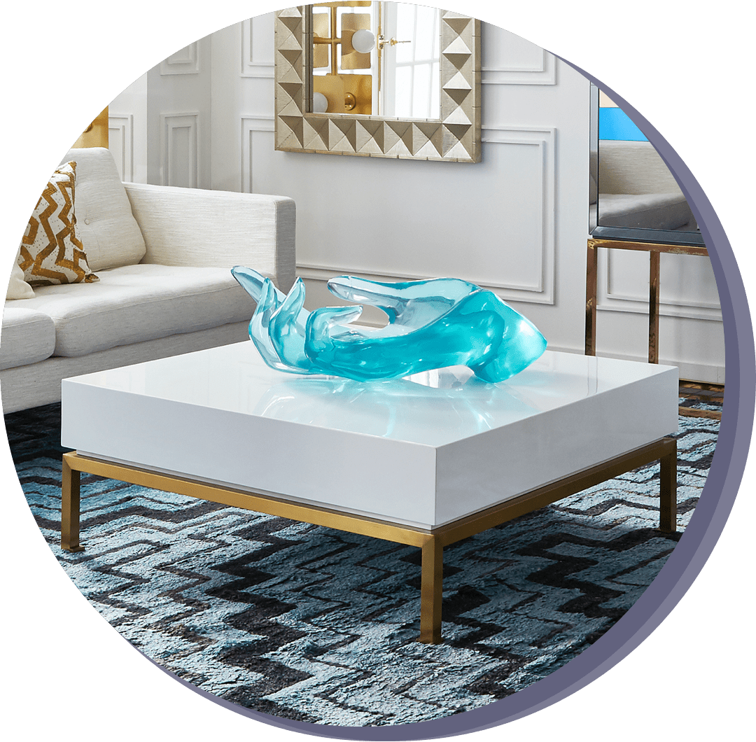 Peking Cocktail Table, Jonathan Adler