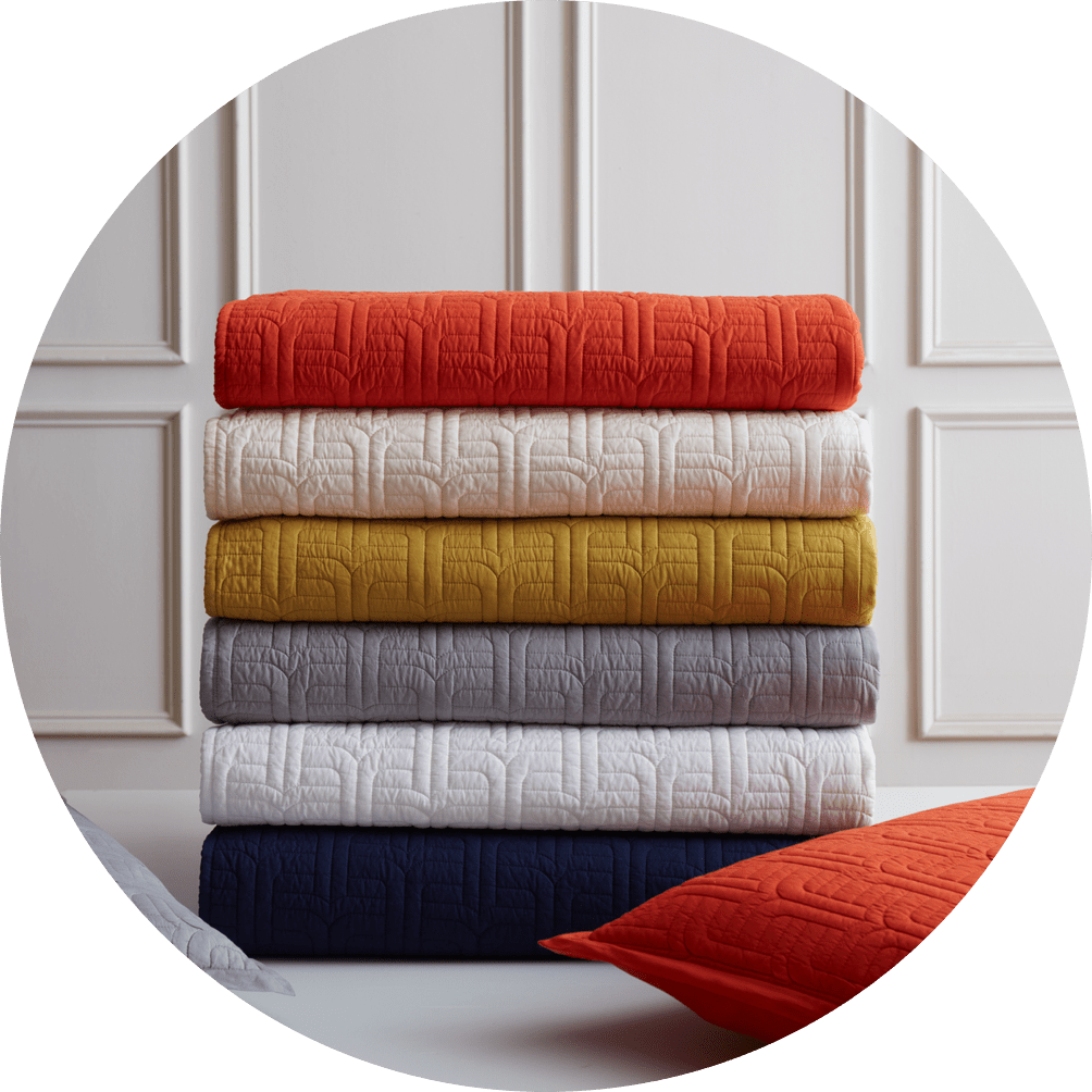 The Everywhere Cotton Quilt Collection by Jonathan Adler
