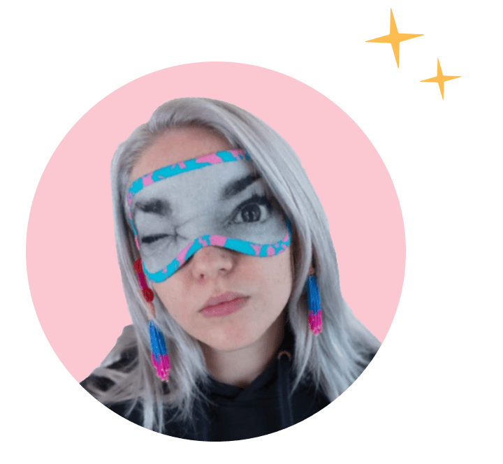 Ashley Longshore Silk Eye Mask