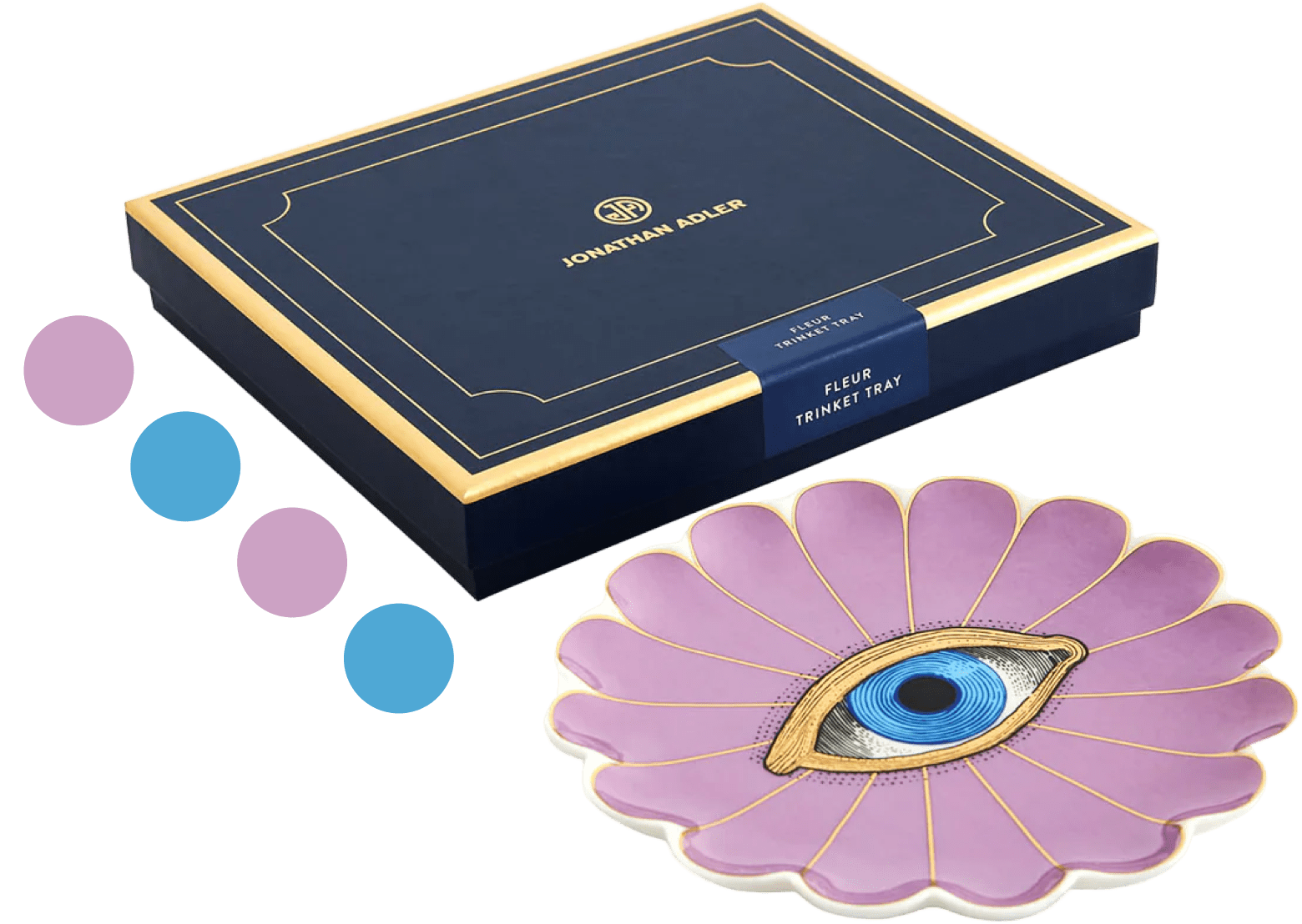 Porcelain trinket tray, Jonathan Adler