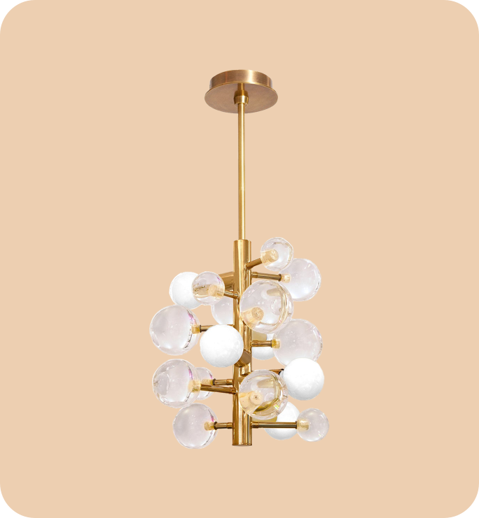 Globo Five-Light Chandelier