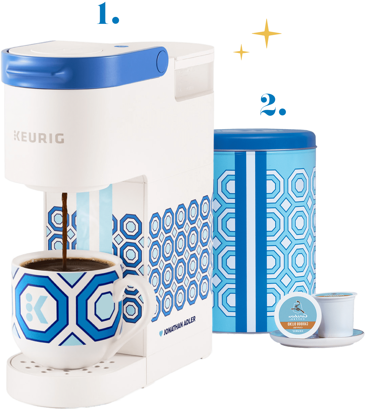 Jonathan Adler ♥︎ Keurig K-Mini® Brewer and Canister