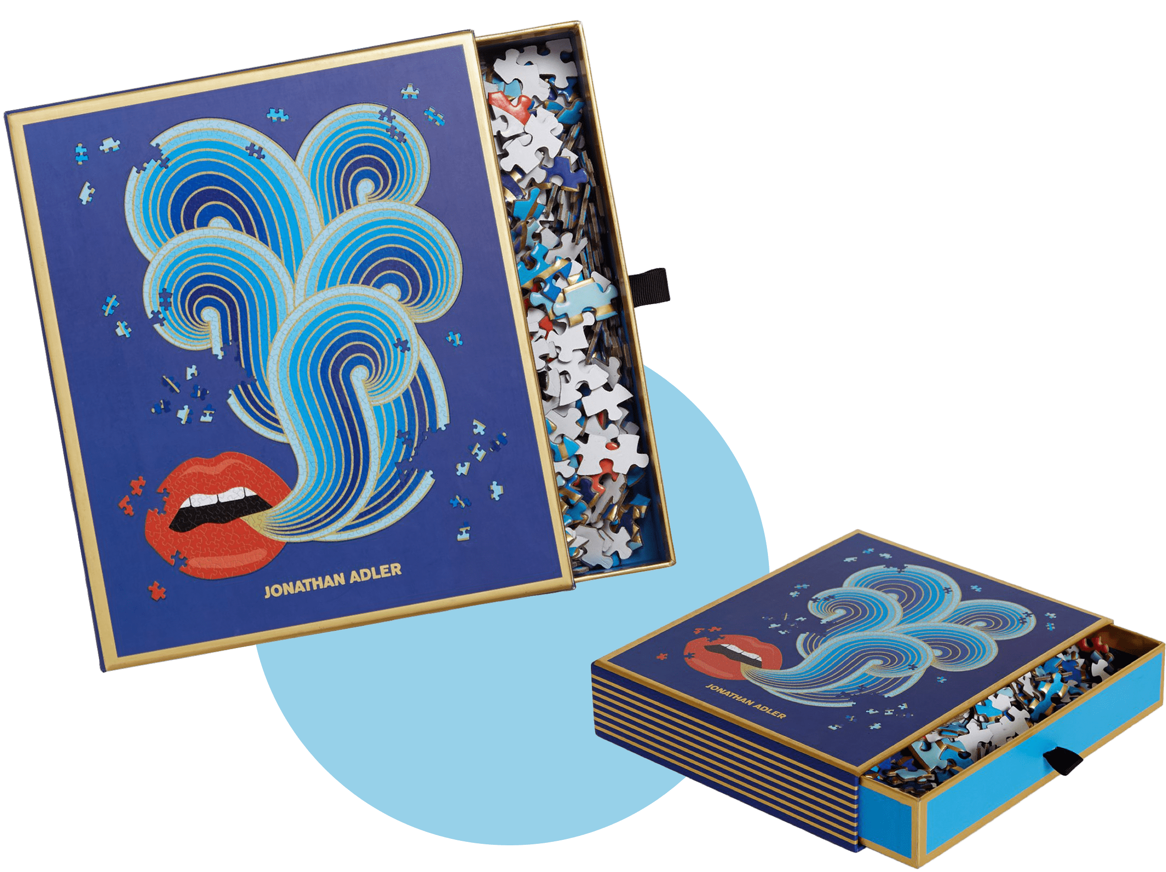Jonathan Adler’s Lips Shaped Puzzle