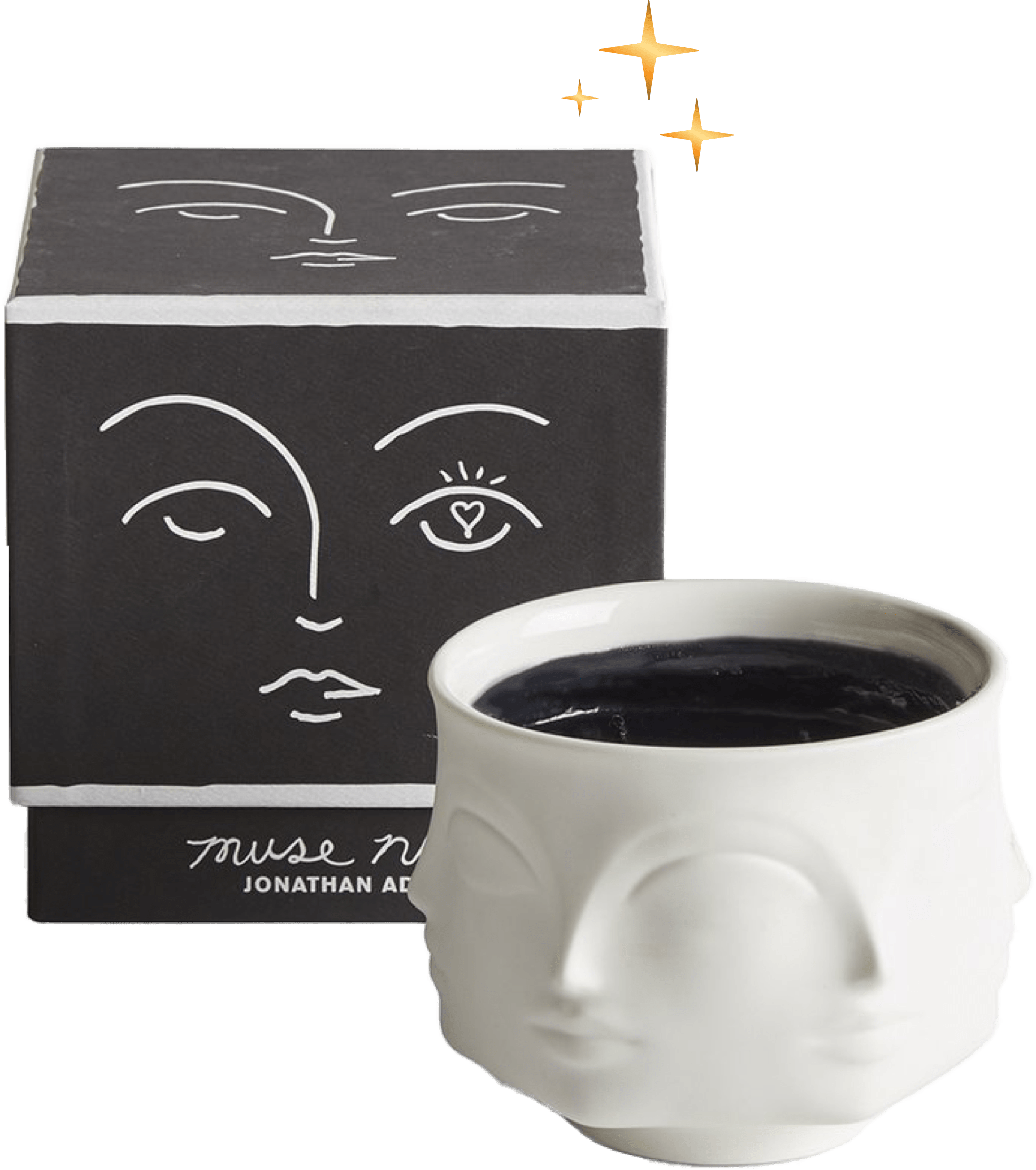 Jonathan Adler's Muse Noir Ceramic Candle
