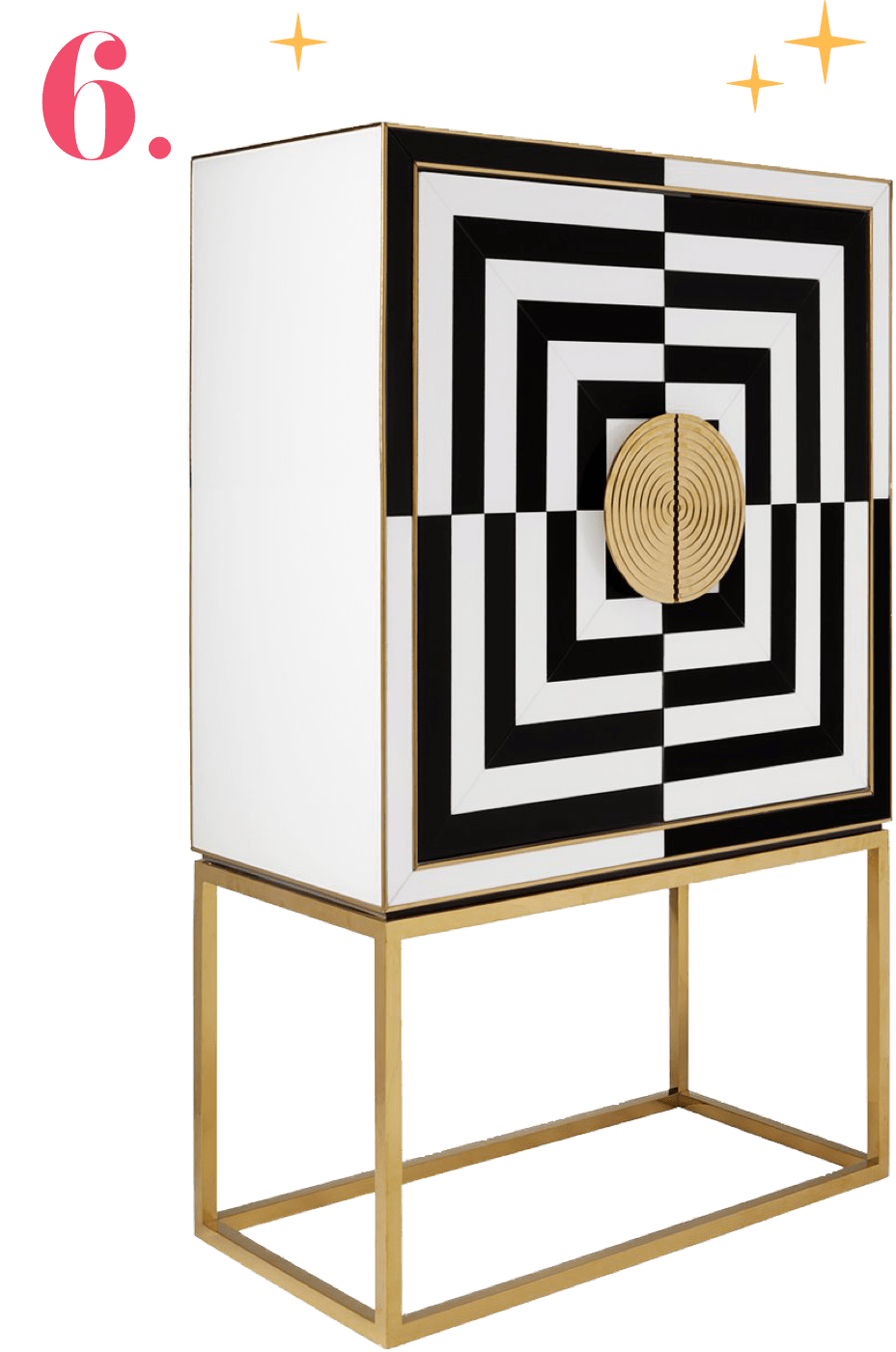 Jonathan Adler Op Art Bar