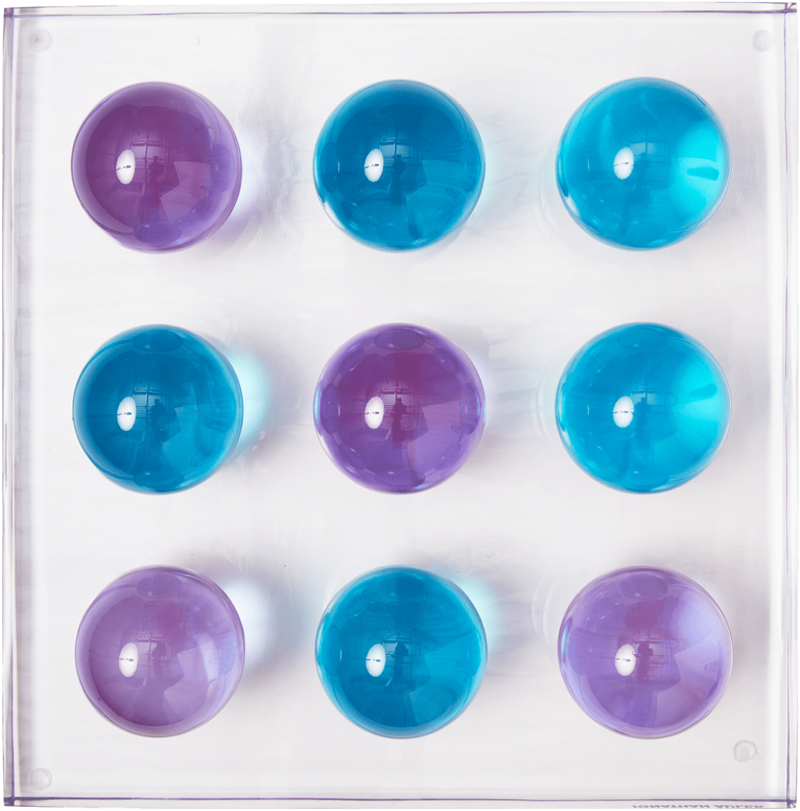 Acrylic Tic-Tac-Toe Set