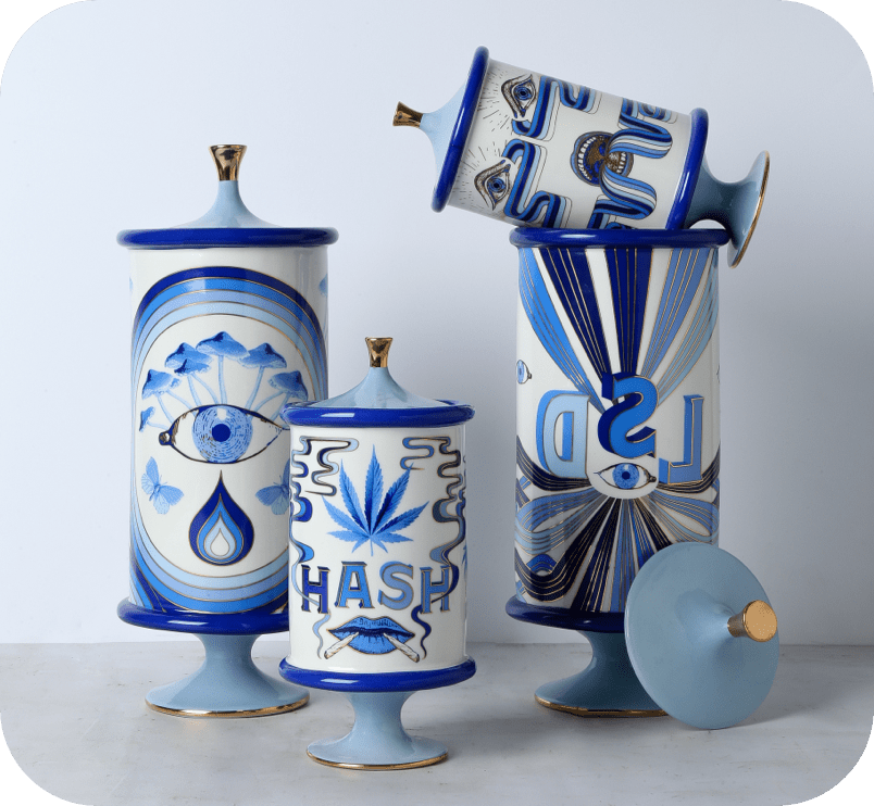 Porcelain Canisters, Jonathan Adler